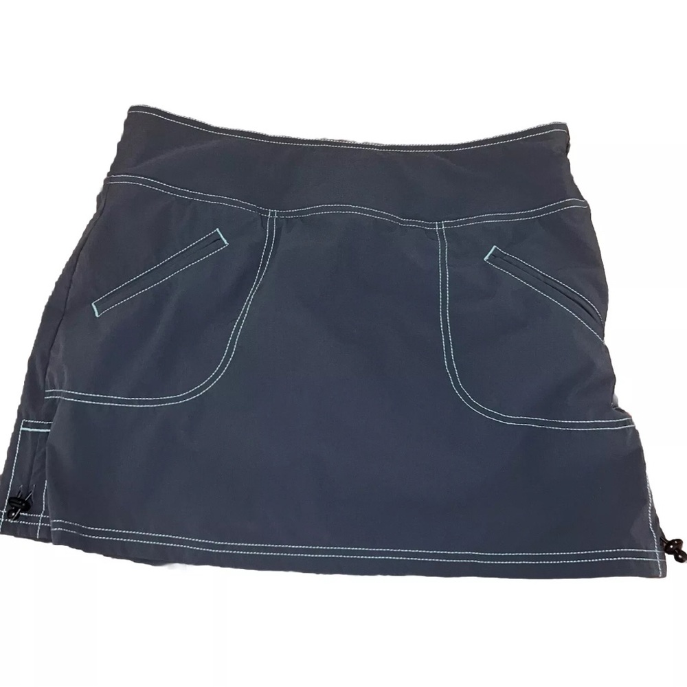 Athleta Womens Size 10 Ripstop Nylon Skort Gray 903689 10 Petite 10P